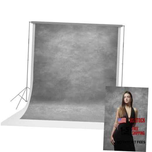 8x10ft Abstract Textured Professional Photography Backdrop 8×10 ft Light Grey