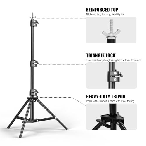 10x20FT Backdrop Support Stand for Photography，Adjustable Width & Length