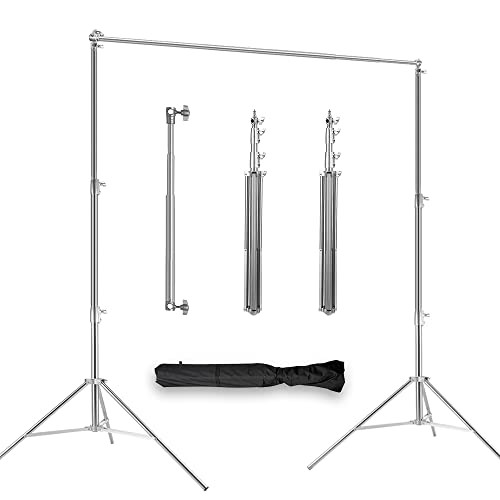 Stainless Steel Backdrop Stand 9.5ftx10ft Photo Stand for 9.5x10ft Silver