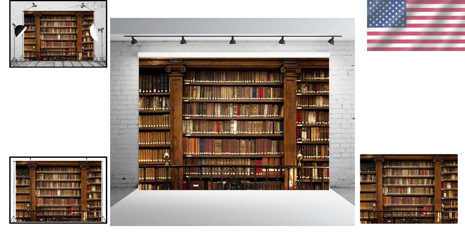 Vintage Bookshelf Props for YouTube Videos