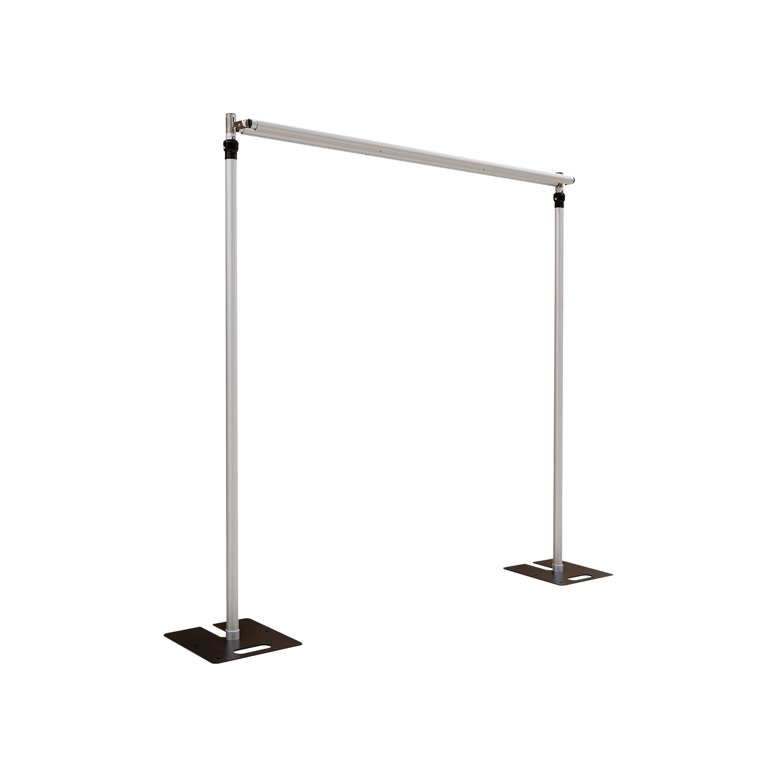 Backdrop Stand Double Rod Adjustable Background Stand Background Holder W/2 Base