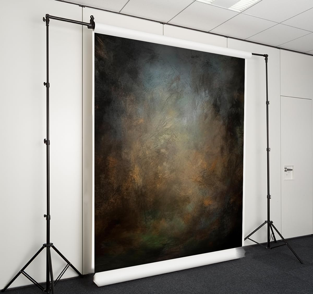 5X7Ft Mottled Portrait Photography Backdrop Abstract Rust Spots for Photoshoot