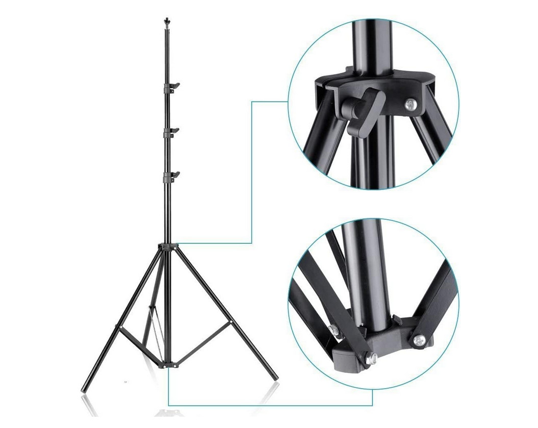 Photography Backdrop Support System 10ft x 8.5ft Adjustable Photo Background Kit