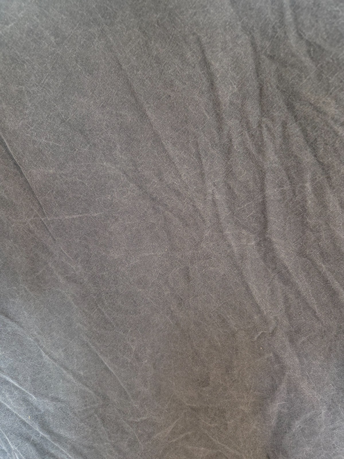 Gray muslin photography backdrop, 14.5′ x 24′, used, Denny Manufacturing
