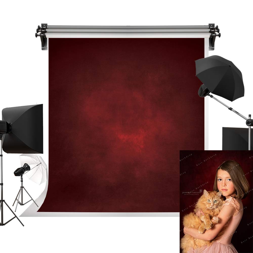 Dark Red Burgundy Texture Photo Backdrop Abstract Portrait 5x7ft 1.5×2.2m