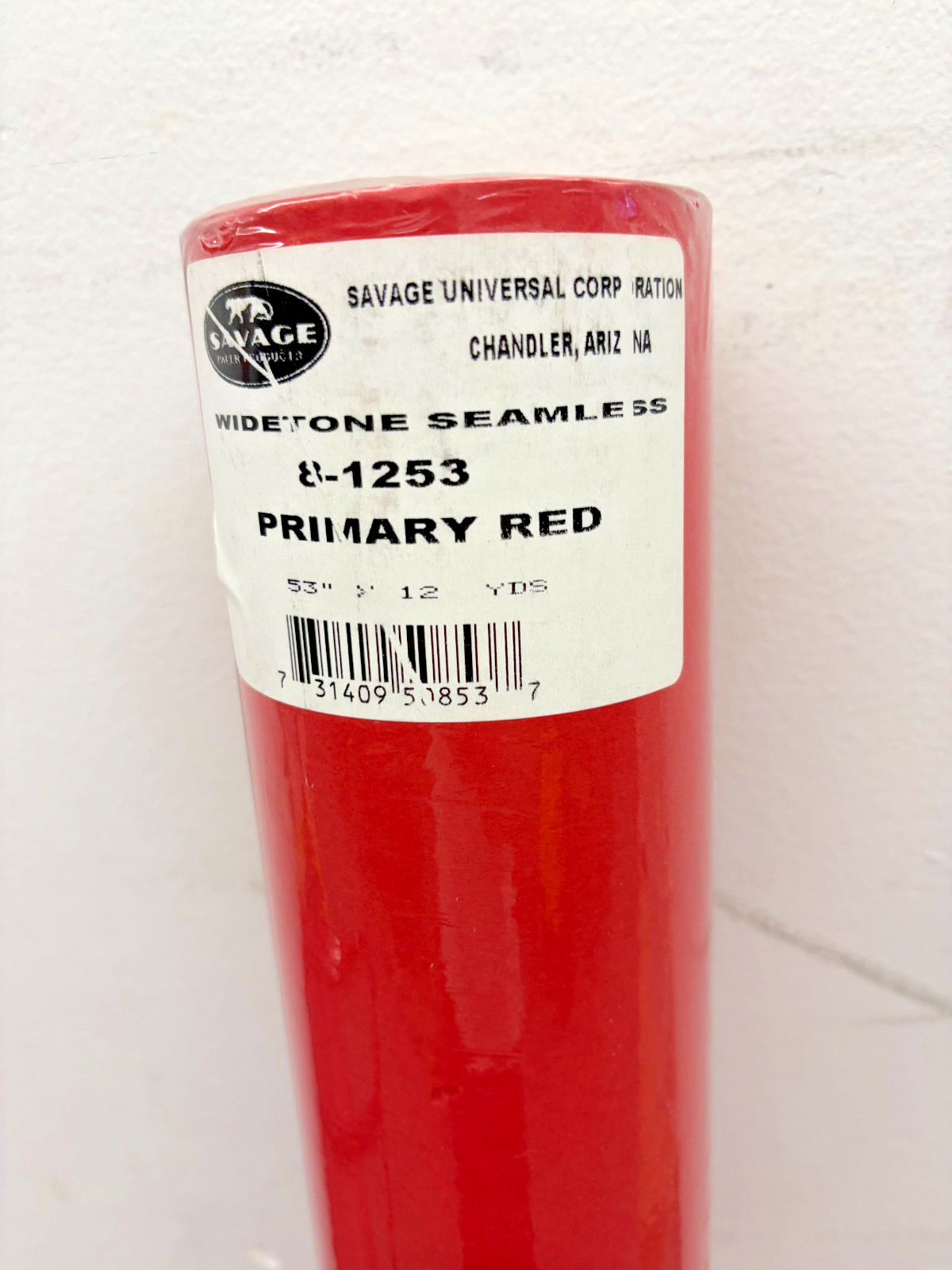 Savage Universal Primary Red Seamless Background Paper 53″ x 36′ – Brand New