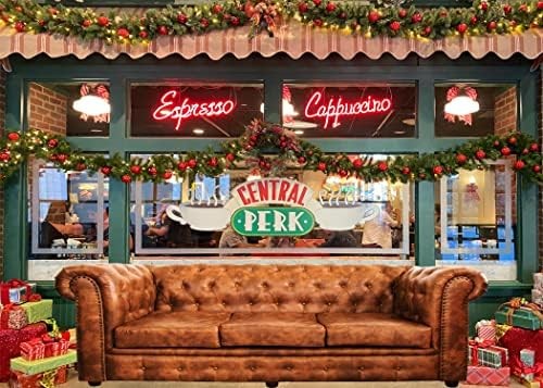 5x3ft Fabric Friends Backdrop for Photography Central Park Retro Pub Sofa Backgr