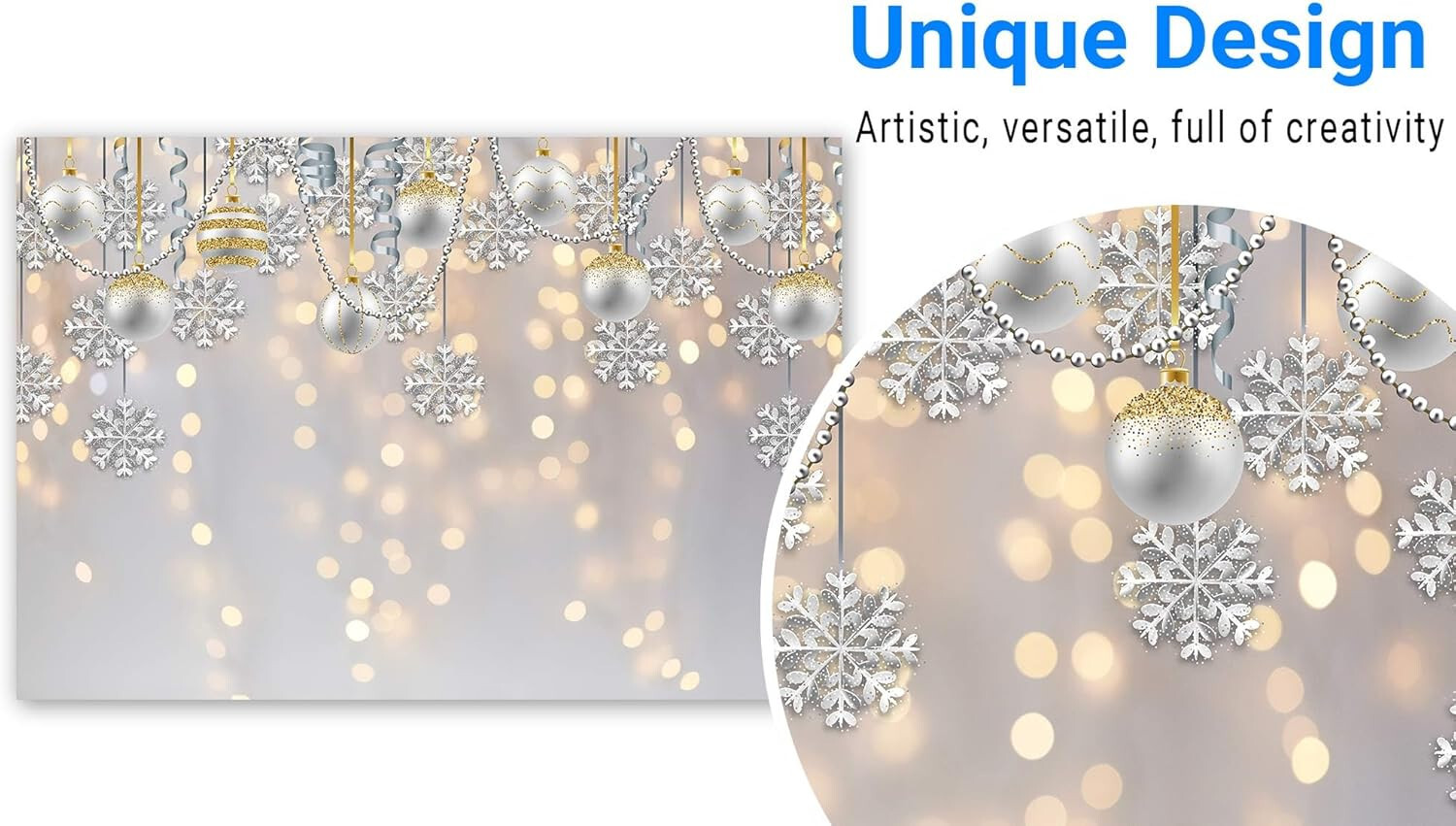 Funnytree 7x5ft Winter Wonderland Photography Backdrop-NEW-SEALED-FAST SHIPPING