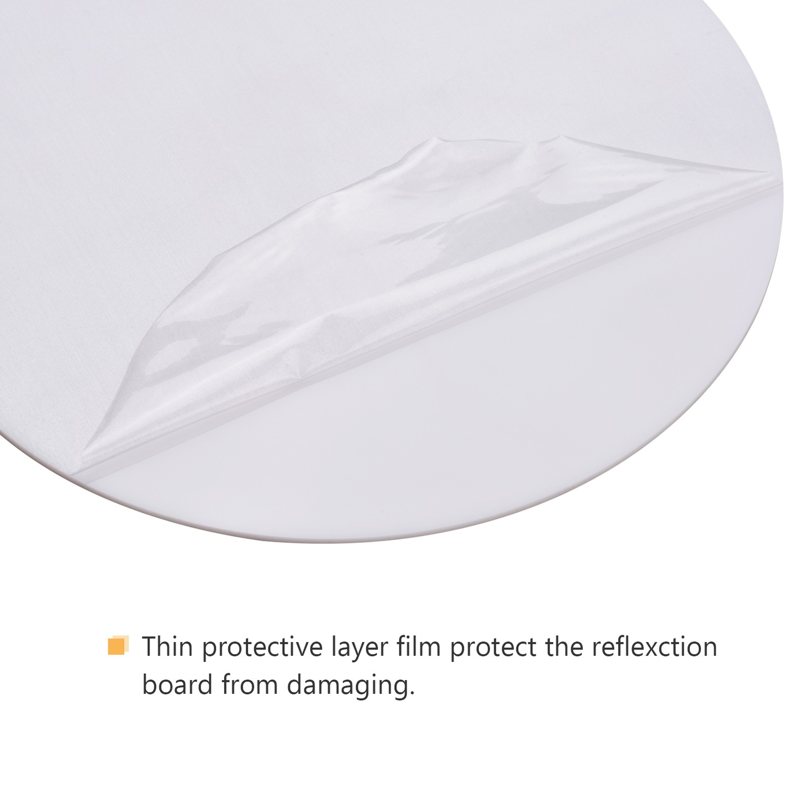 2PCS 30X30cm Round Acrylic Sheet Reflection Board Photography Background Boards