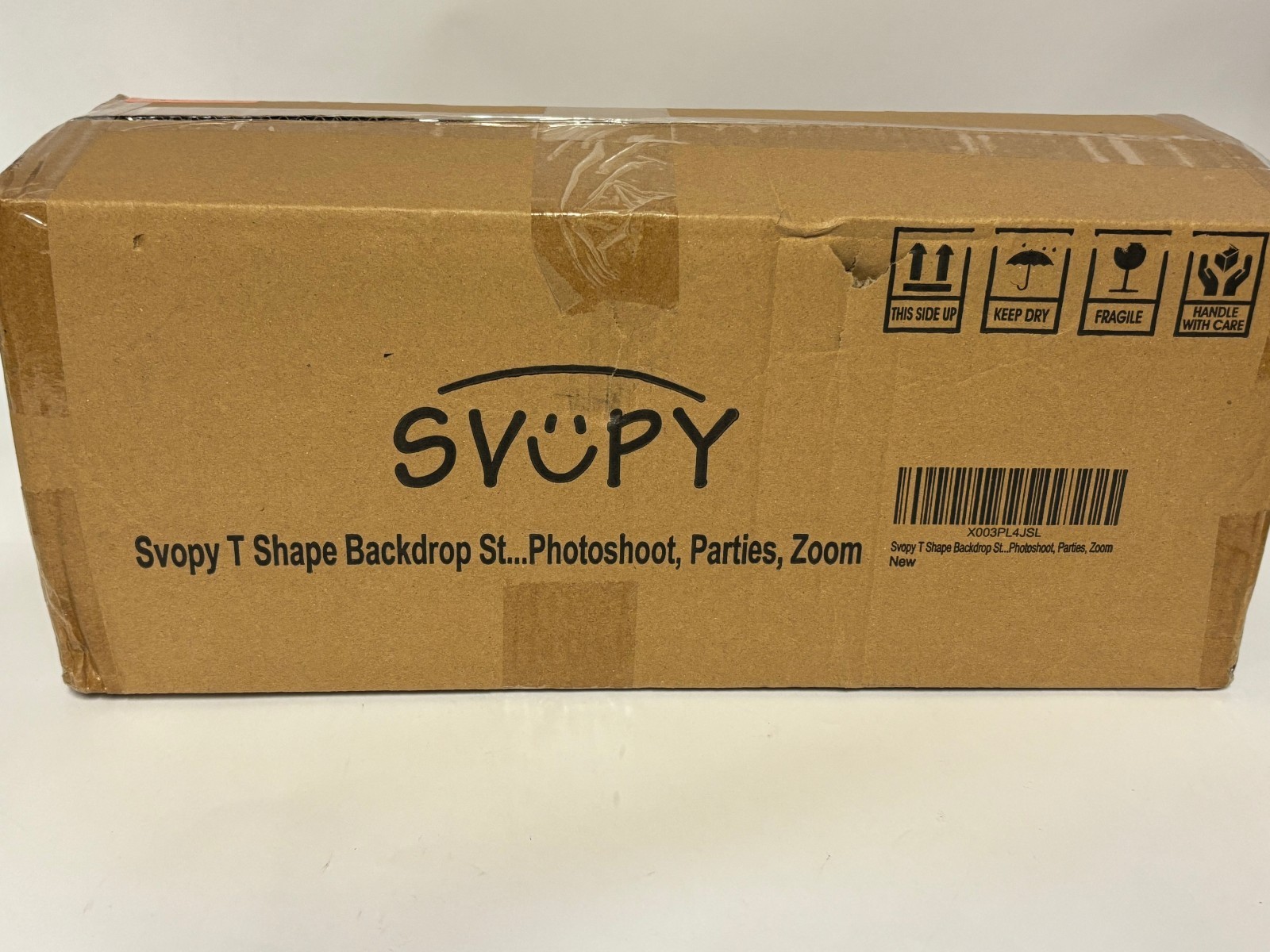 Svopy T-Shape Backdrop Stand Kit – 8 x 5.3ft Adjustable Photo Backdrop Stand