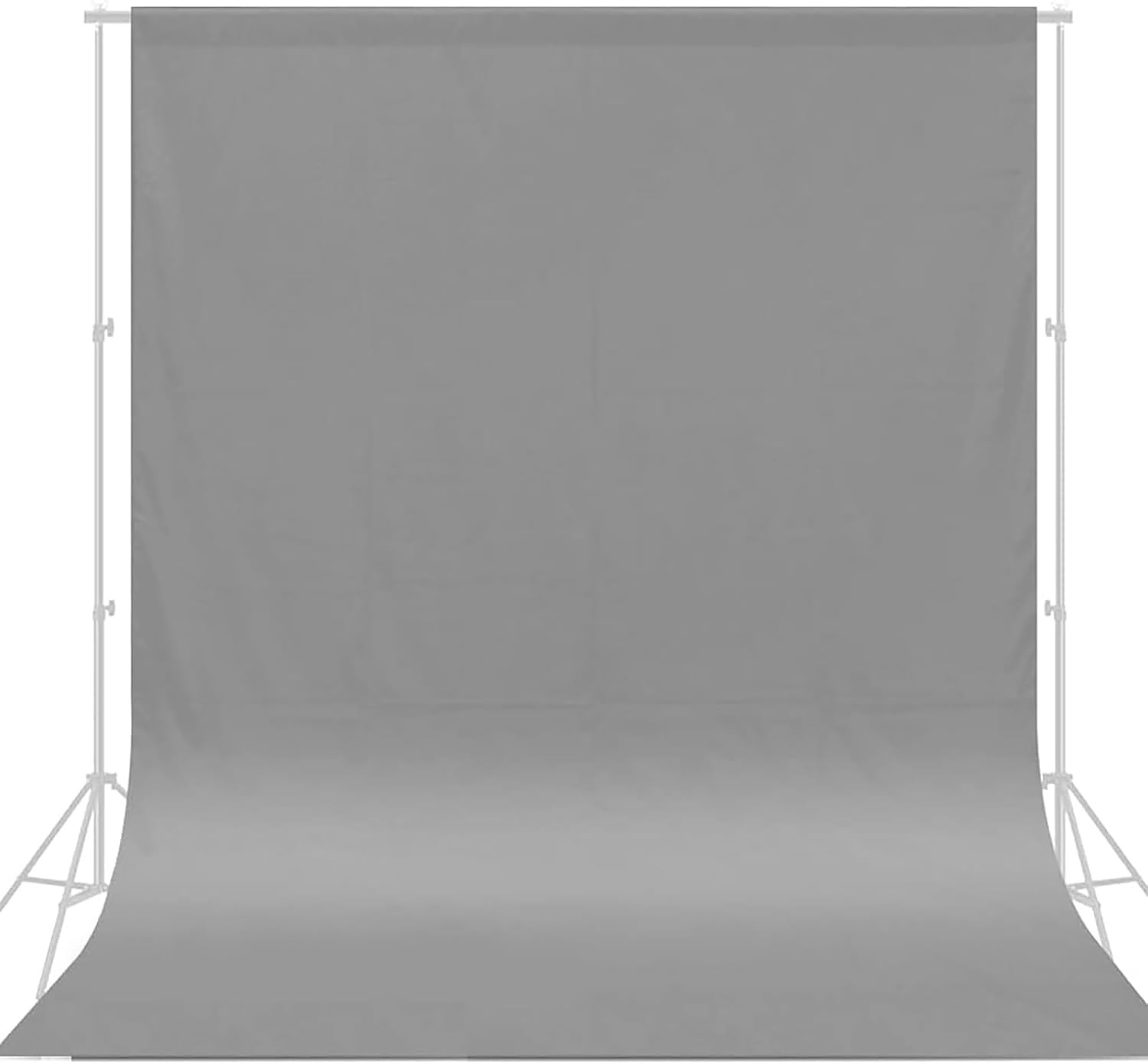10x20ft Grey Backdrop for Photography, Dual-Size Dual-Pocket Design Photo Boo…