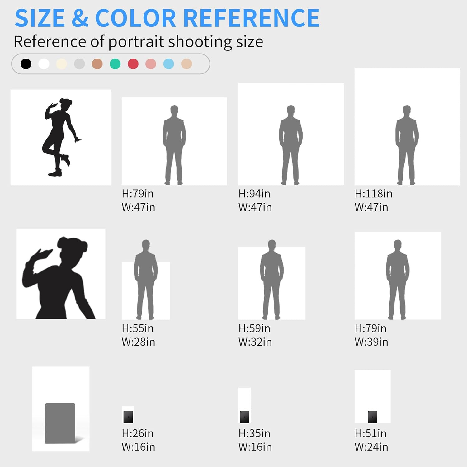 Meking 39.37X78.74 Inch PVC Backdrop, Matte & Reflective White Background for Ph