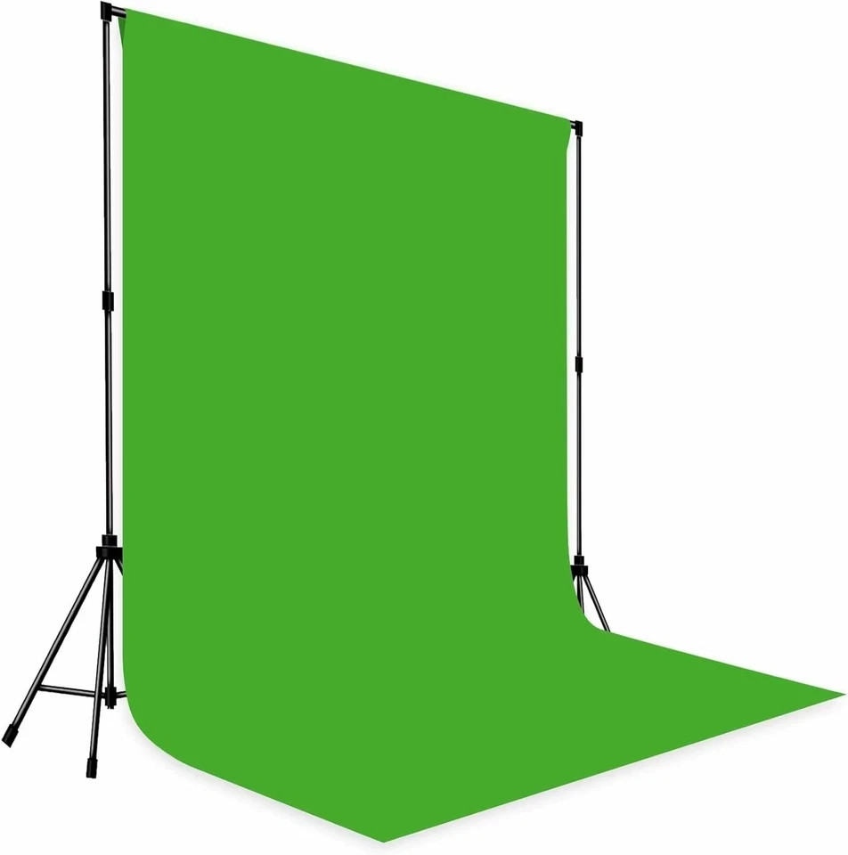 5x7ft Green Screen Backdrop Muslin Chromakey Photo/Video Studio