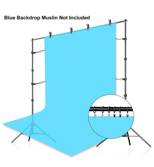 FUDESY Fds2030b Backdrop Stand 7x10Ft Adjustable Photography Background Support
