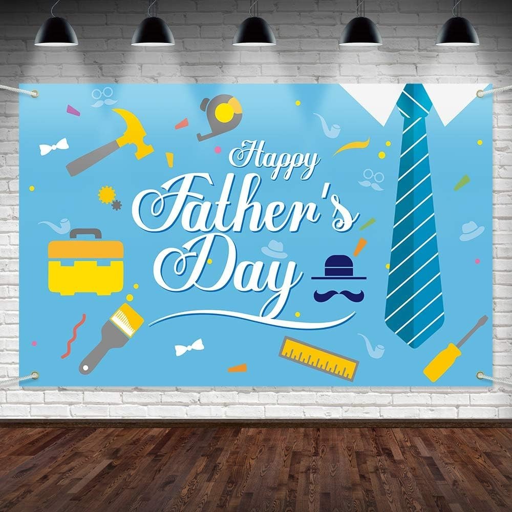 Father’s Day Background Cloth Party Photography Props Decoration Cloth Bedroom