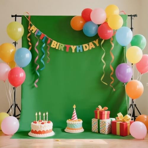 -10 X 7 FT Professional Screen Backdrop for Photography Machine 10X7 Green