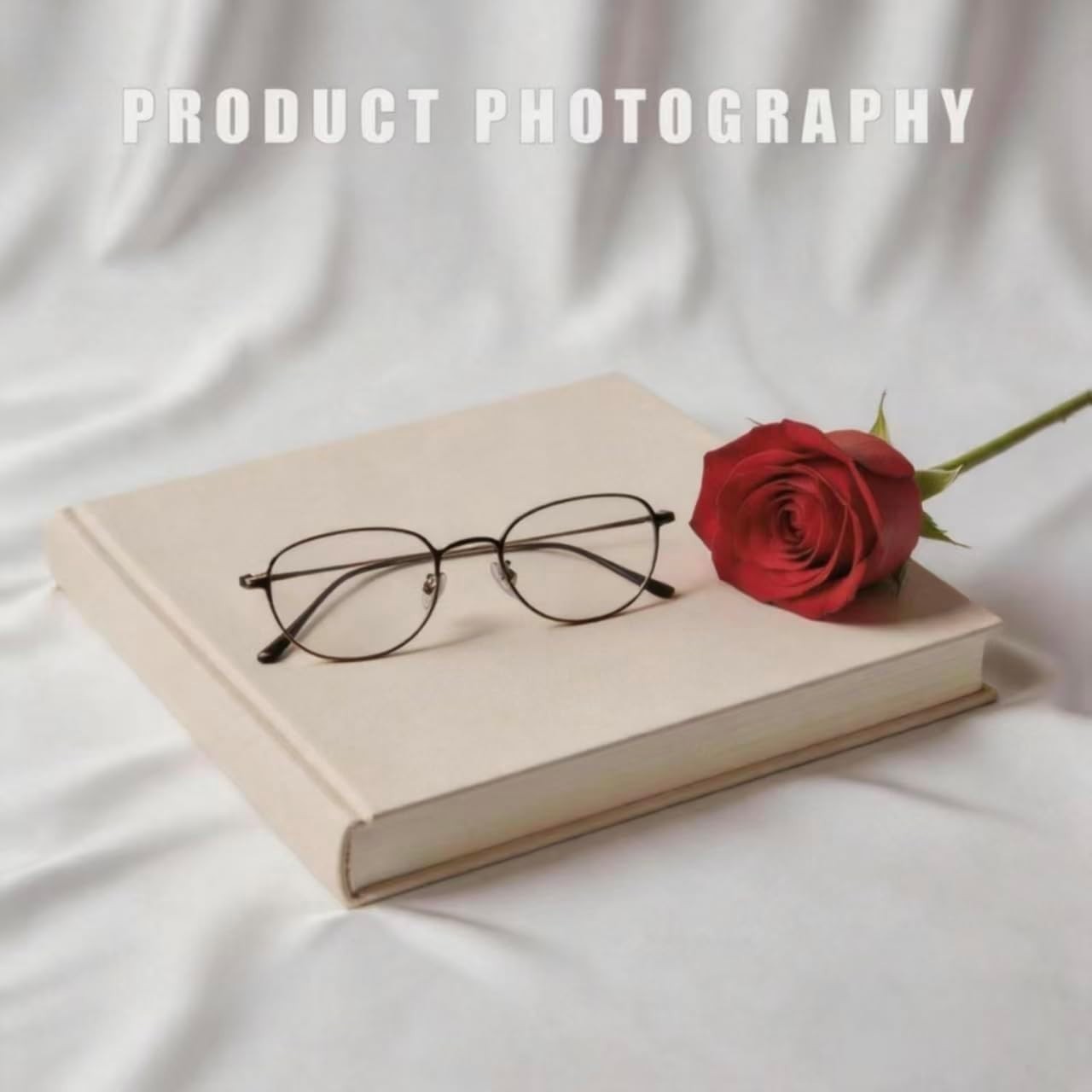 Versatile 5x7ft White Backdrop with Lace Edges – Perfect for Fashion Photoshoots