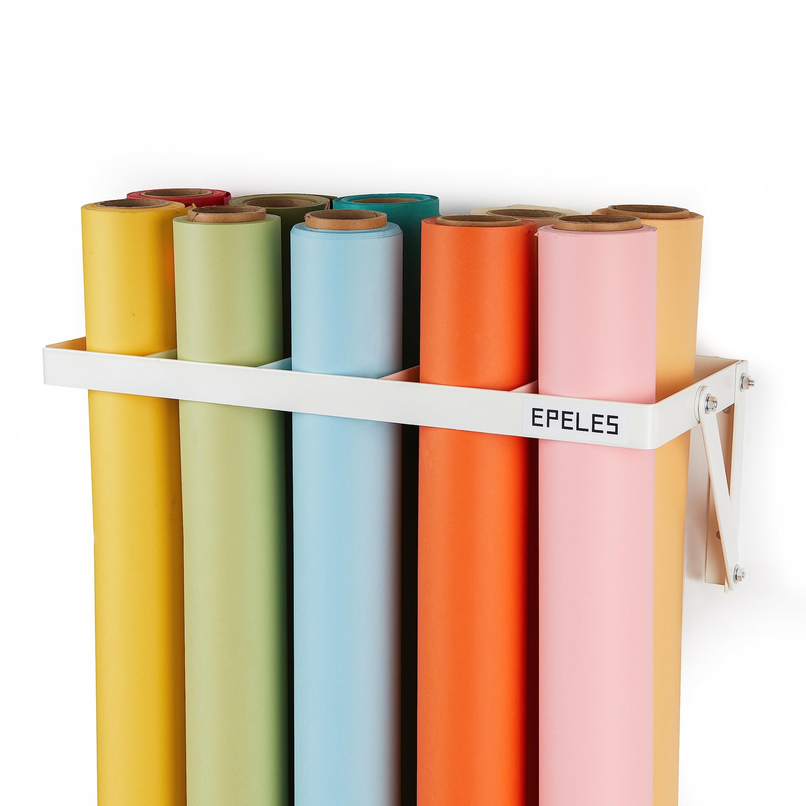 Backdrop Storage Rack Photography Background Organizer (Matte White)