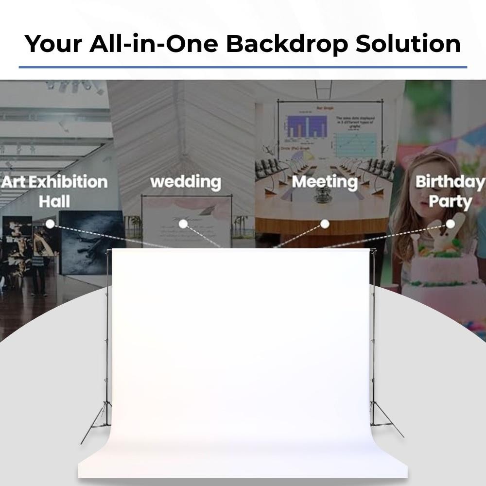 Impact Backdrop Support Kit for Photography 12.9 x 13.5 ft Stand w/ Carry Bag