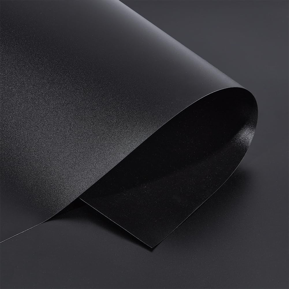 40×15 Inch Matte Black PVC Vinyl Photography Backdrop Photo Studio Background