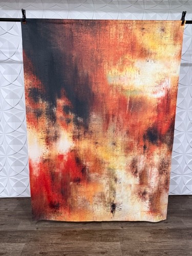 Denny Mfg 5×7 Freedom Cloth CPM7560 Abstract Fire Burst Printed Photo Backdrop