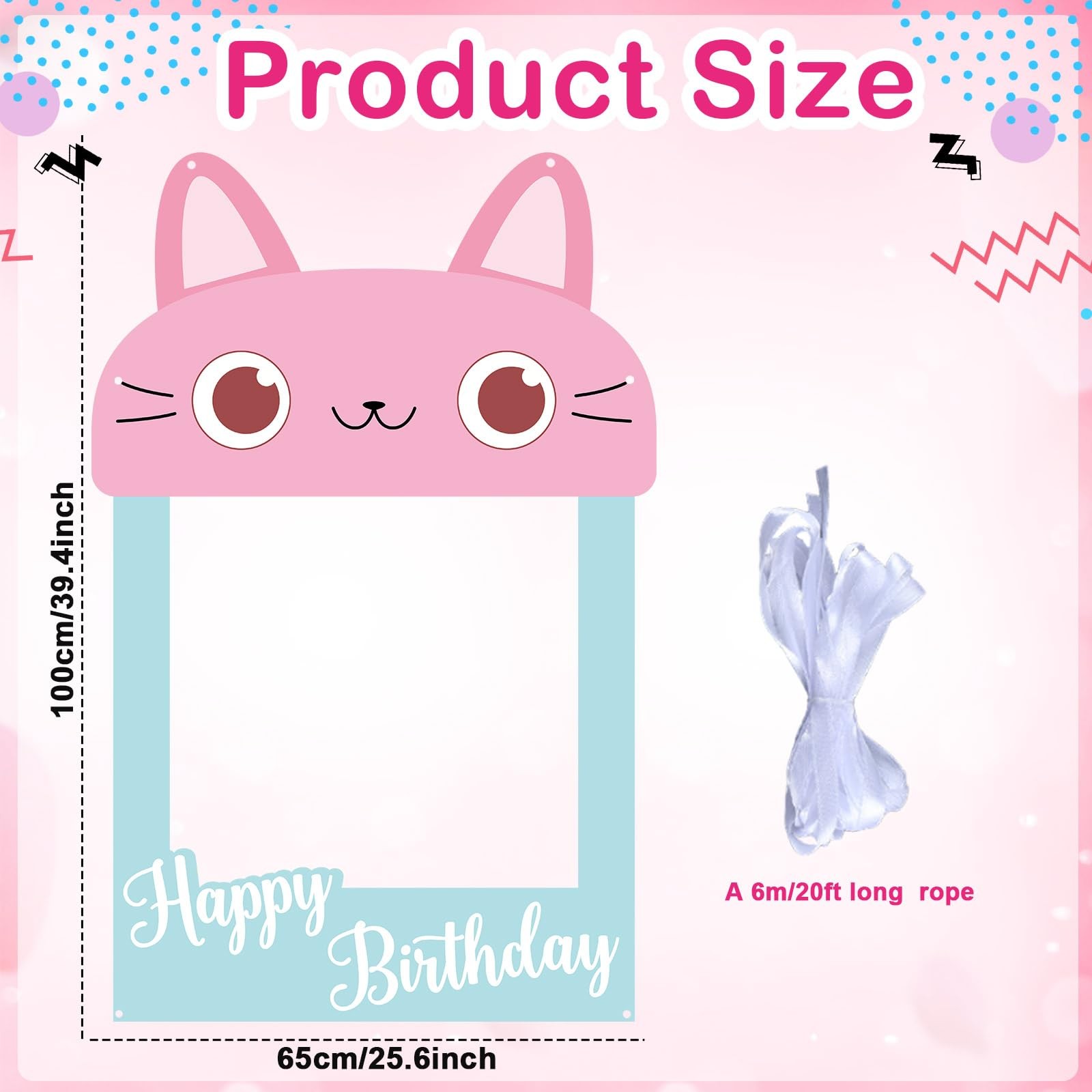 Cartoon Doll Theme Photo Prop Cute Cat House Photo Prop Selfie Frame Cartoon …