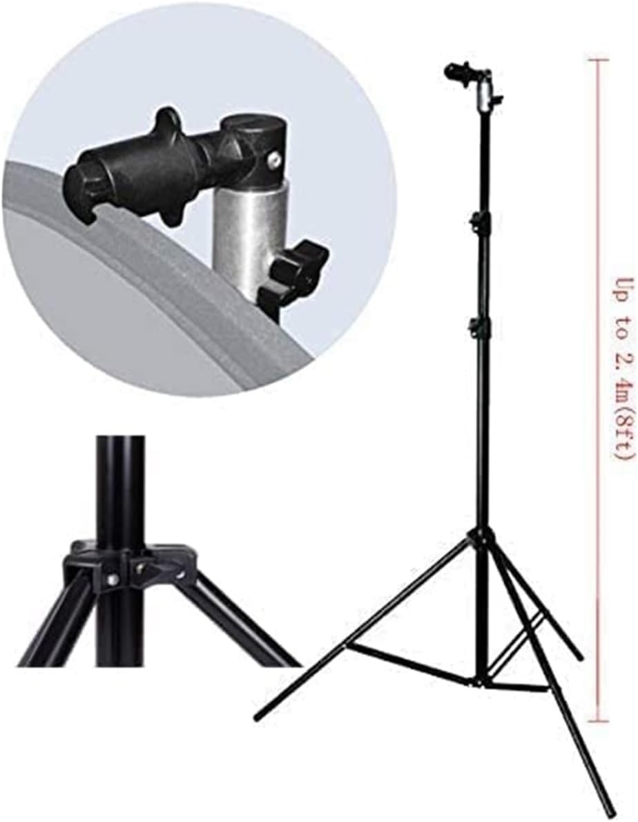 8ft Collapsible Background Stand Kit Pop Up Backdrops Tripod Frame W/ Clamp