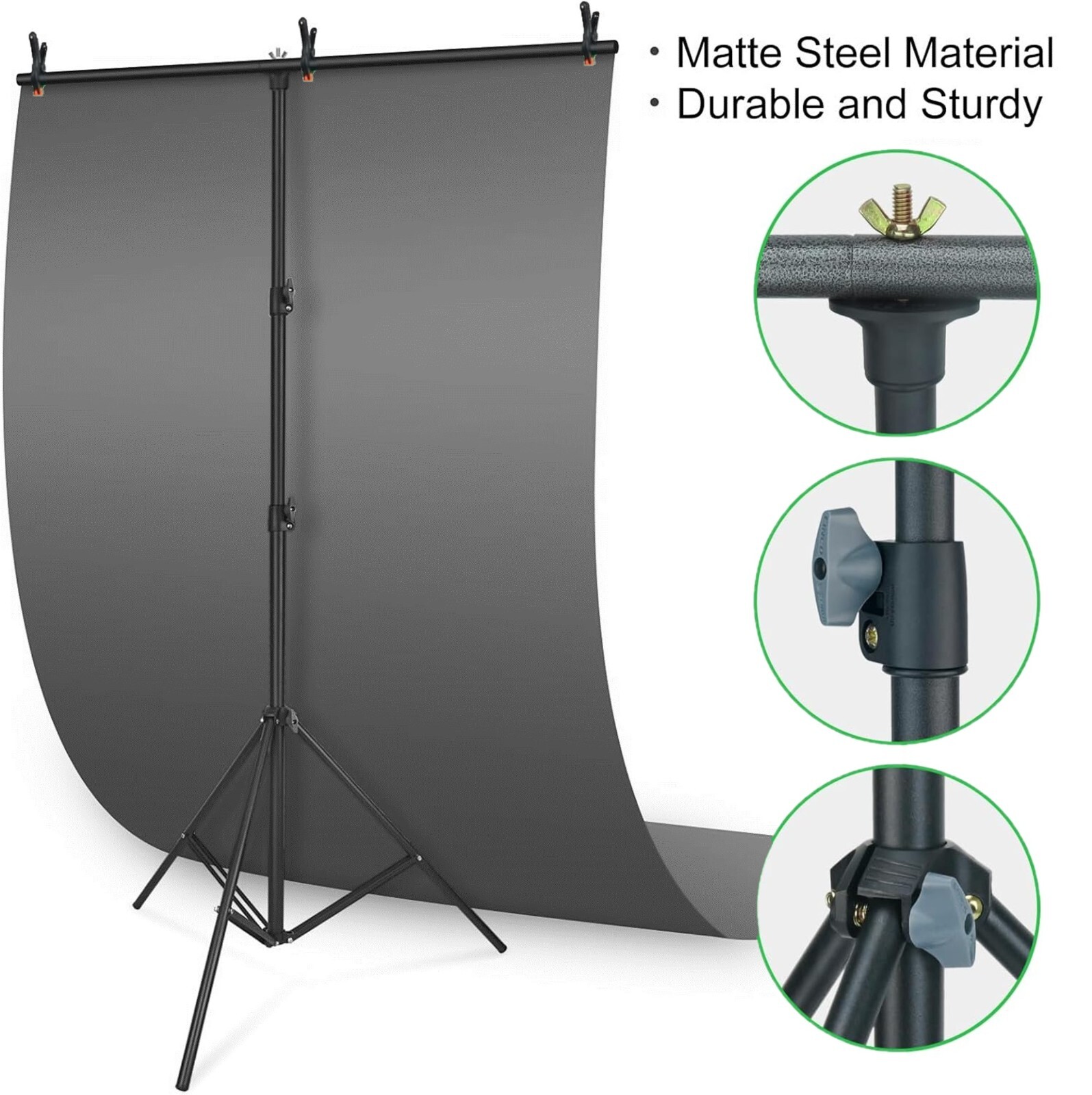 LINCO Photo Softbox Studio Light Backdrop Stand Background Backdrops Support