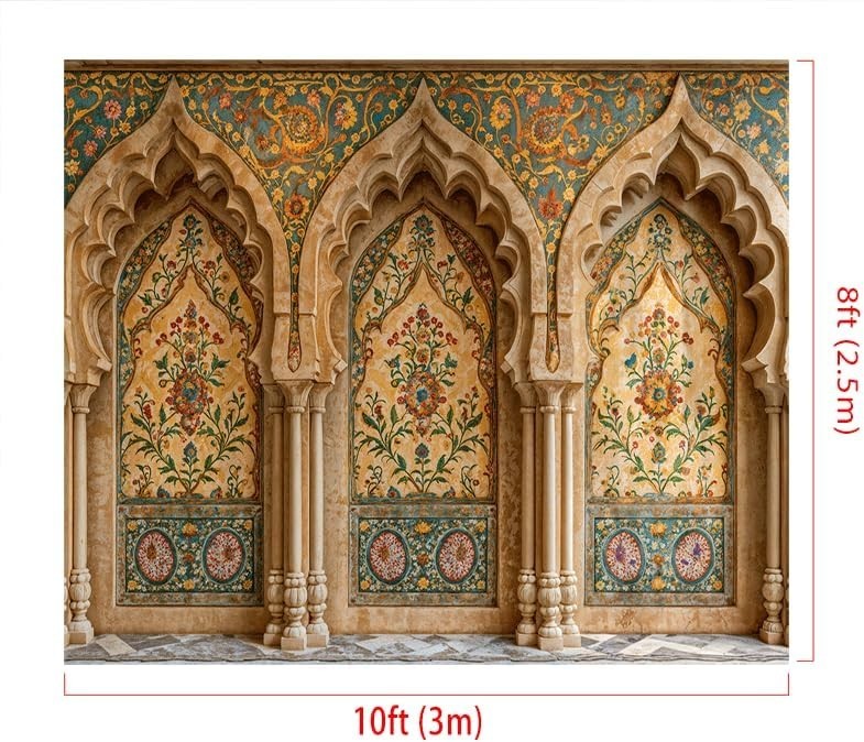 5x7ft Abstract Brown Wall Photography Backdrop Photo Background, Kate Retro