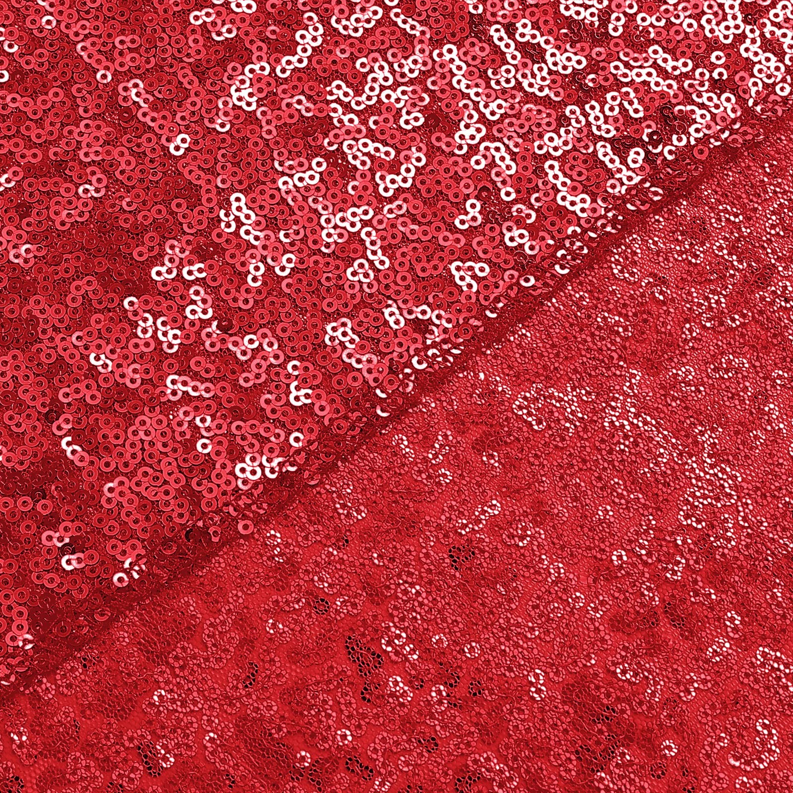 Red Sequin Backdrop Curtain 2 Panels 2FTx8FT Glitter Red Background Drapes Sp…