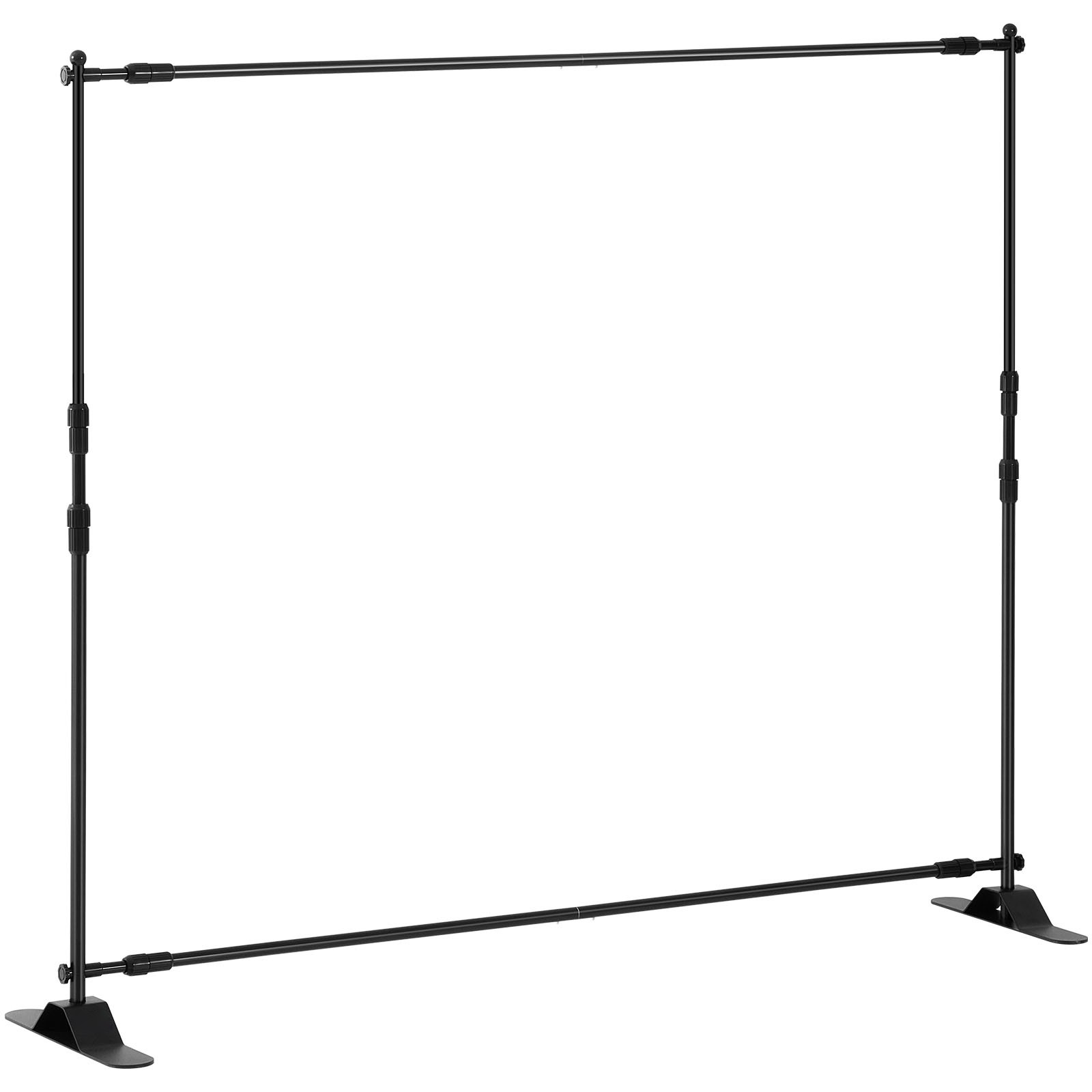 Uimoso Newest Step and Repeat 5.6’x3.6′-10’x8′ Telescopic Backdrop Banner Stand