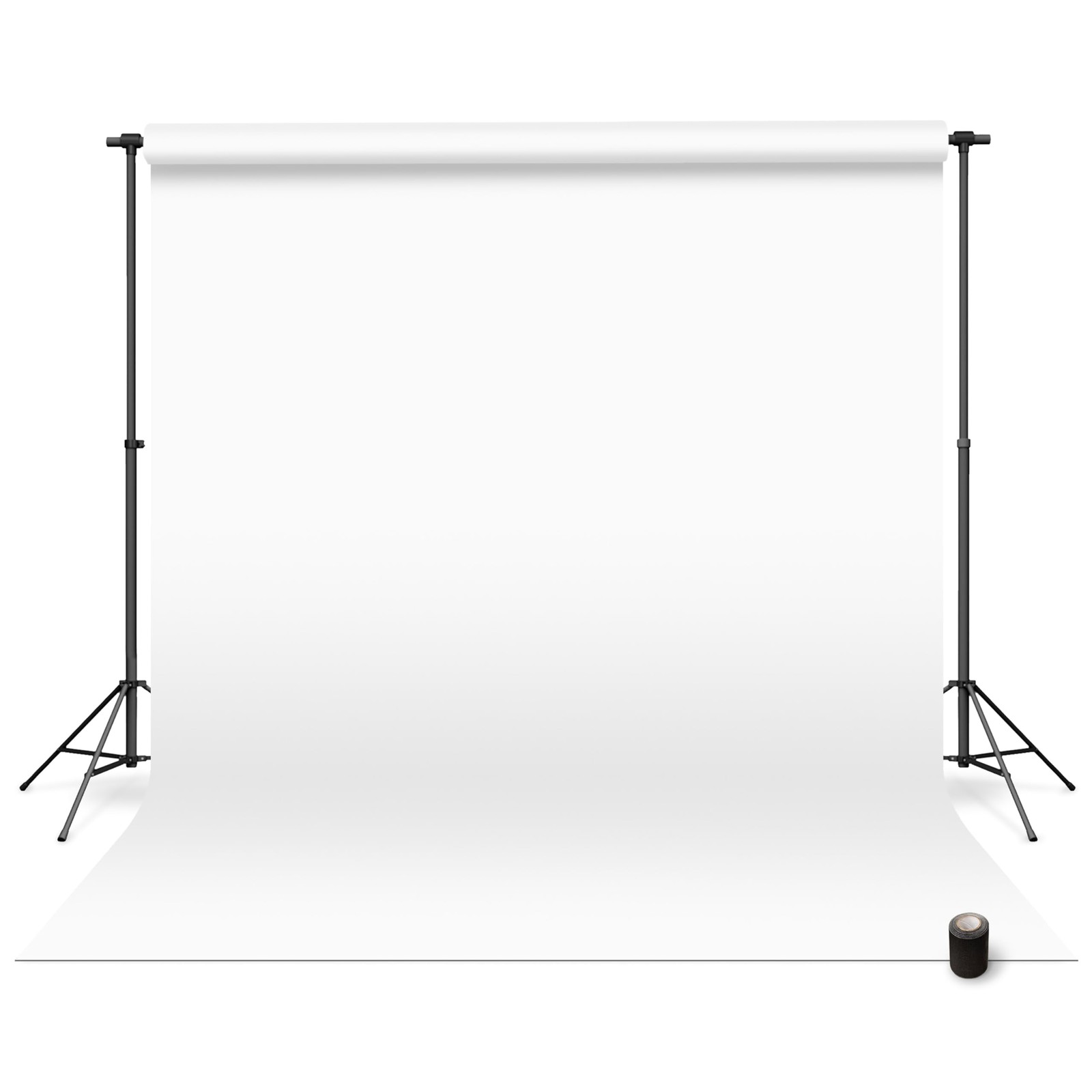 Denny Mfg – Seamless Paper Backdrop for Photoshoot with Free Gaffer Tape – Tr…