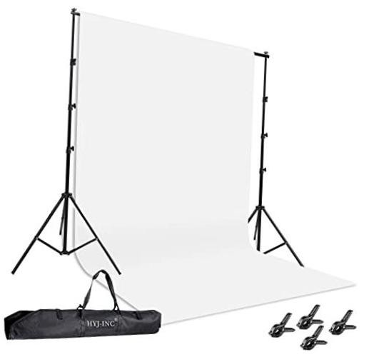 Photo Background Support System with 8.5 x 10ft Backdrop Stand Kit, 100%