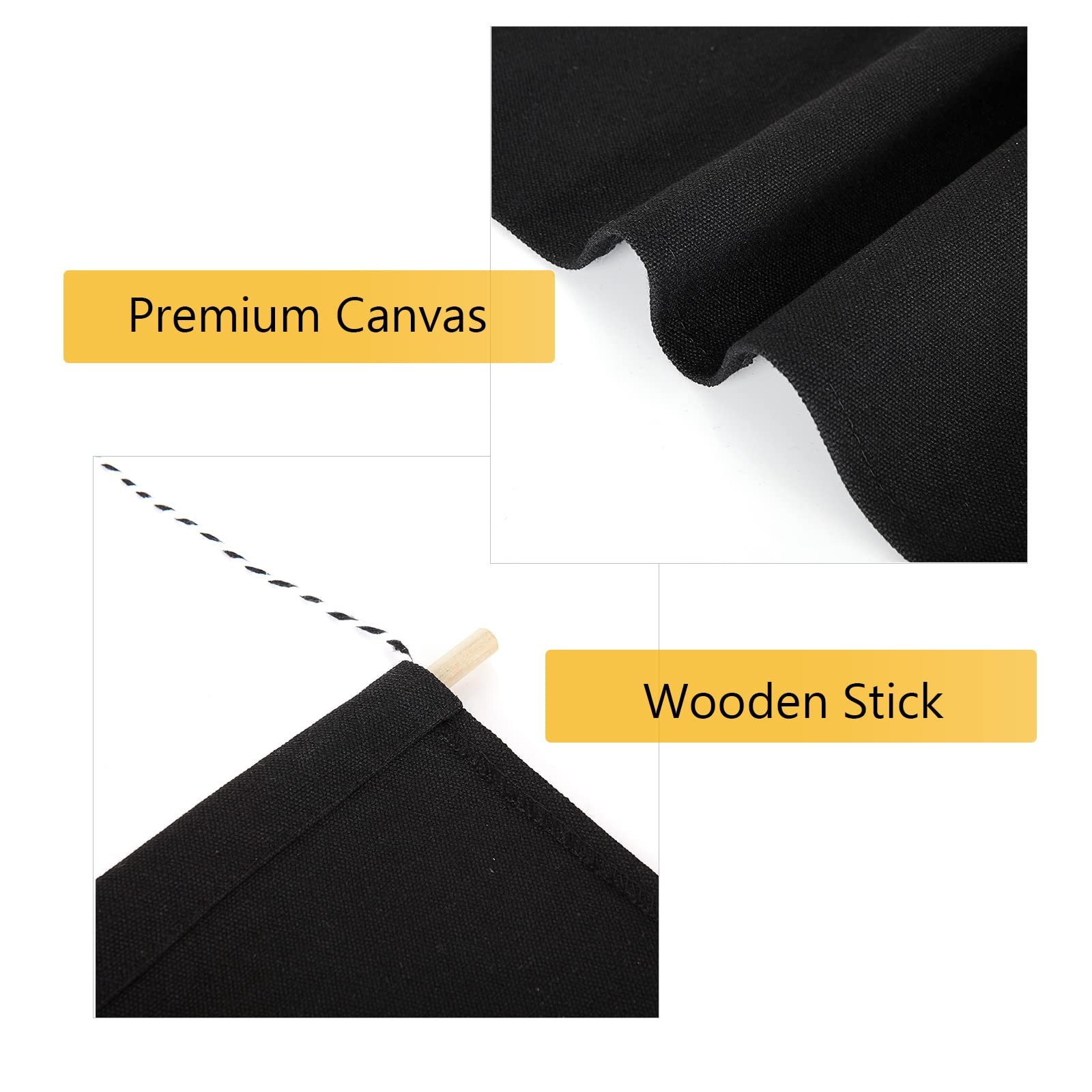8PCS Enamel Pin Wall Display Banner Holder, Canvas Banner Blank, Canvas Banne…