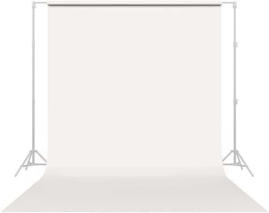 Savage Seamless Paper Photography Backdrop – #50 White (107 in x 36 ft)
