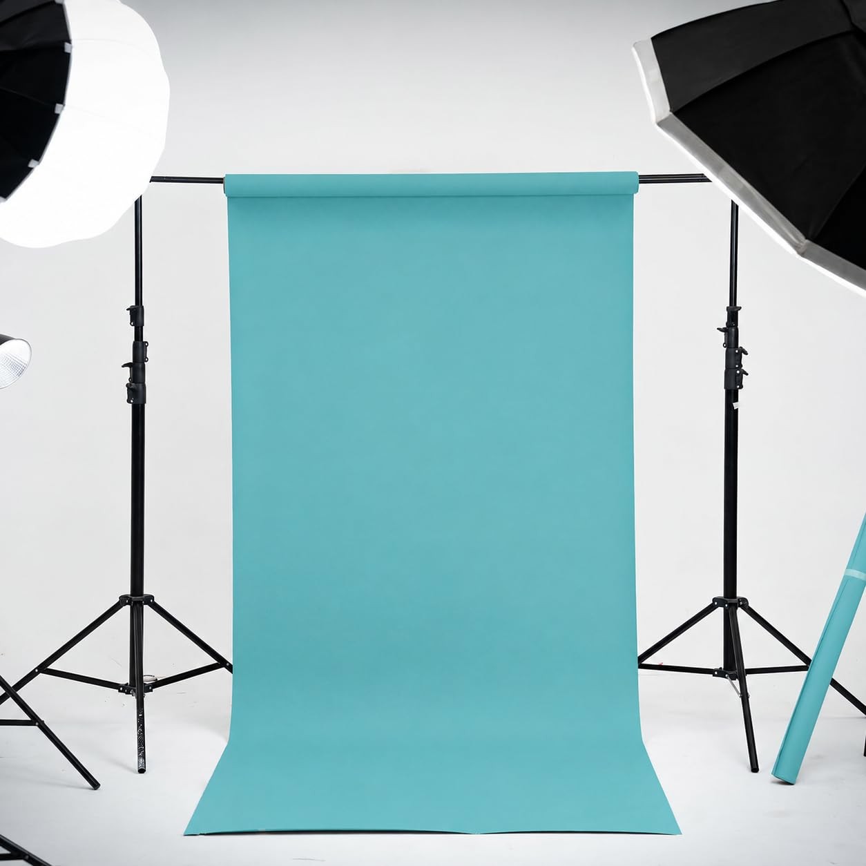 Kate Seamless Paper Backdrop for Photography Solid 106.8”x32.8′, Lite Blue