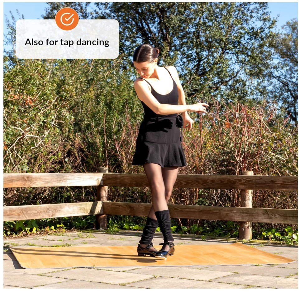 Marley Dance Floor for Home & Studio | Available In 4Ft x 6Ft, Portable Dance Fl