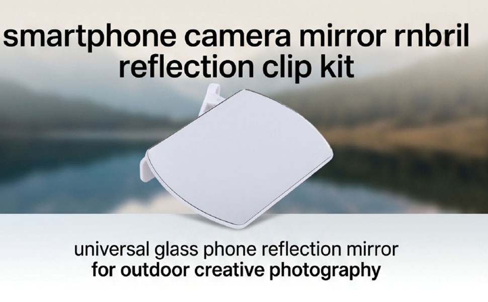 Universal Glass Phone Reflection Mirror For Creative Photography BJSY