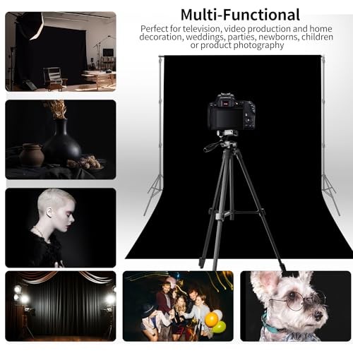10 x 20 ft Backdrop Background Screen Backdrop for 10FT x 20FT Black