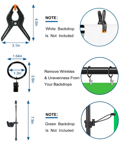 FUDESY Fds2030b Backdrop Stand 7x10Ft Adjustable Photography Background Support