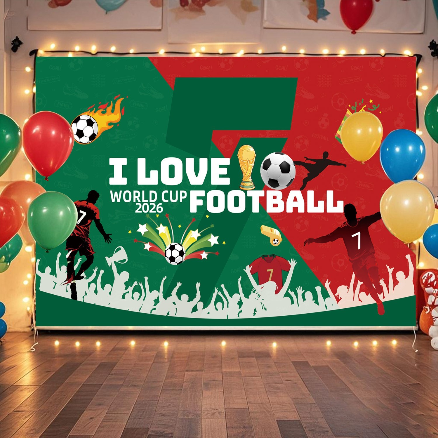 2026 US Canada Mexico World Cup Refueling Background Cloth Party Decoration Prop
