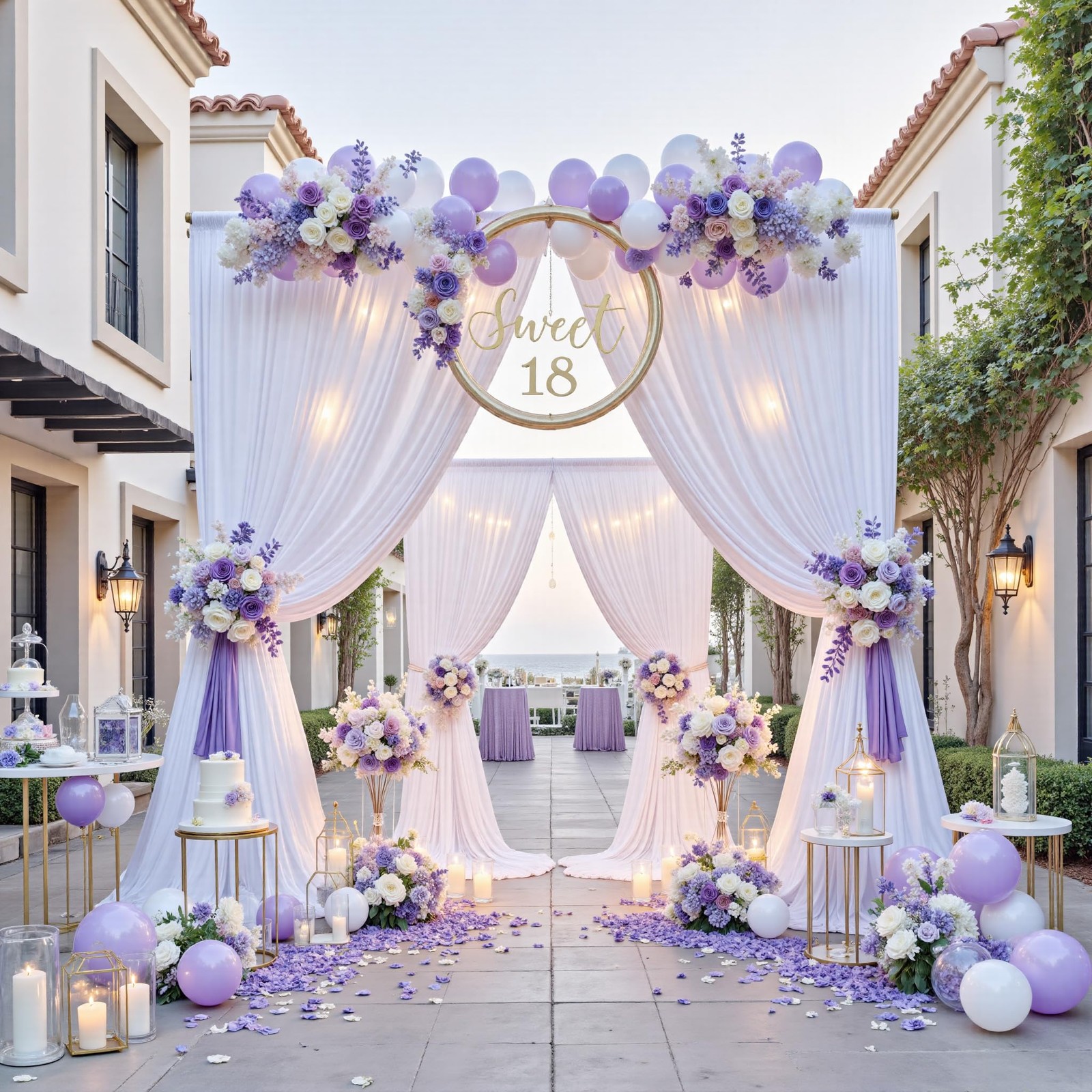 2 PCS 10×14 FT White Backdrop Curtains Wrinkle Free Photo Background Wedding