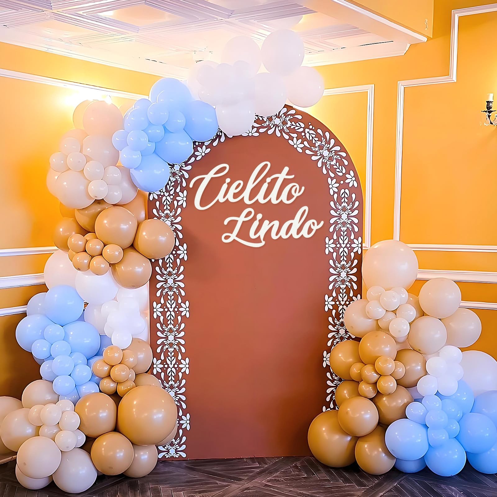 MASTRON Cielito Lindo Sign for Backdrop – 16.5 inch W x 11.9 H, White