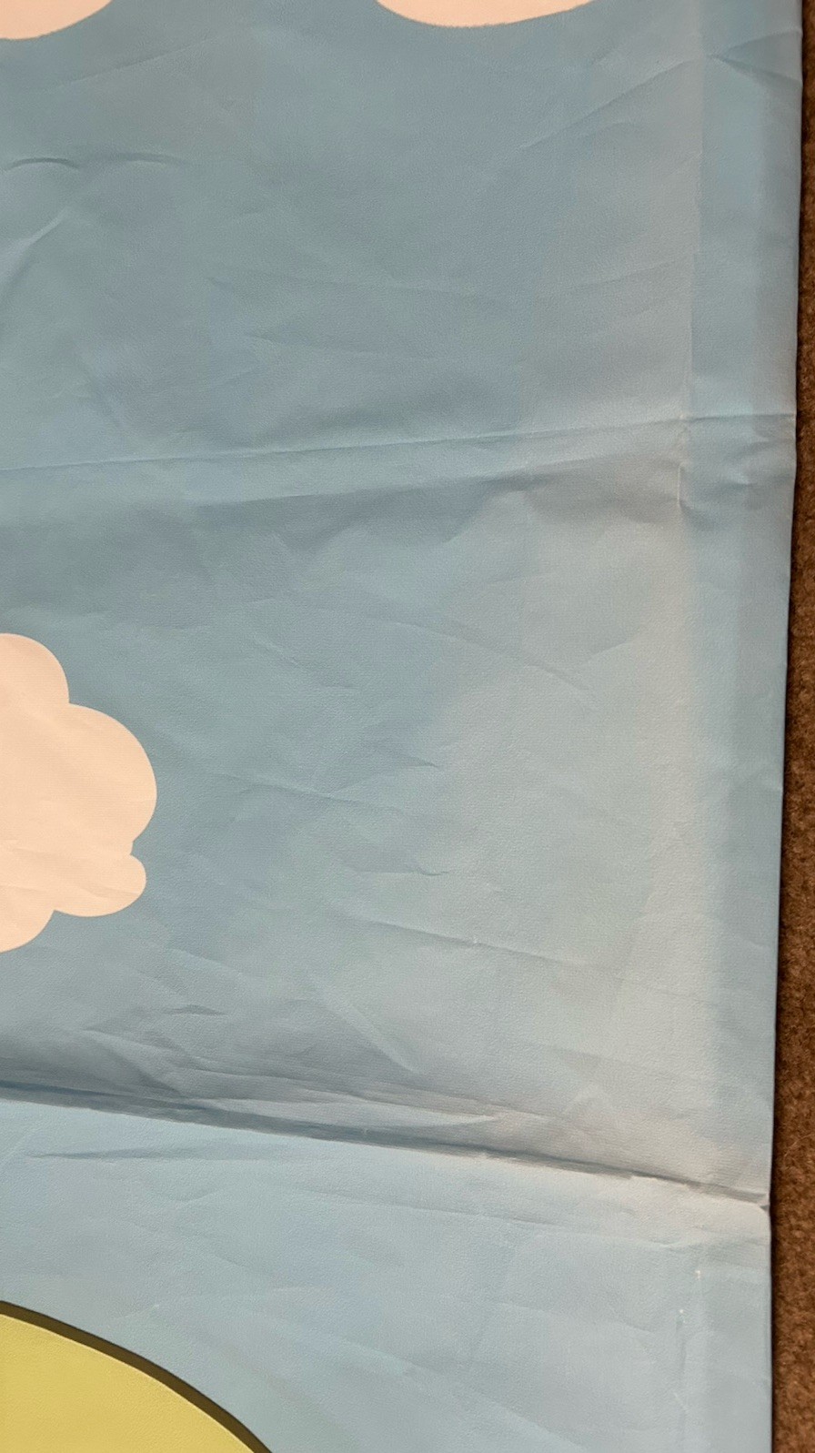 Oh! The Places You’ll Go! Cartoon Backdrop Blue Sky, Balloons And Clouds