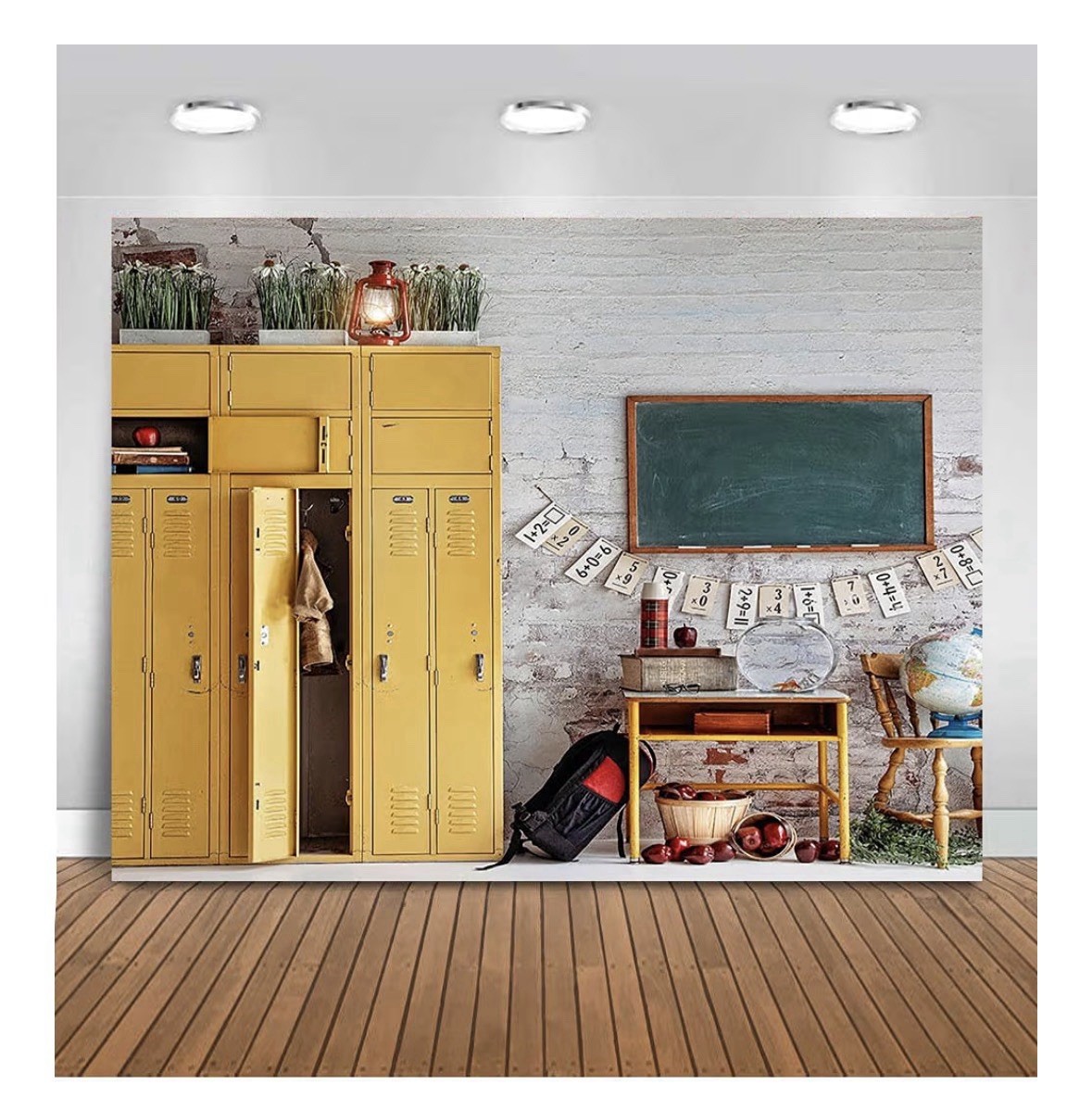 Back to School Photography Background 6x4ft Classroom Blackboard Backdrop