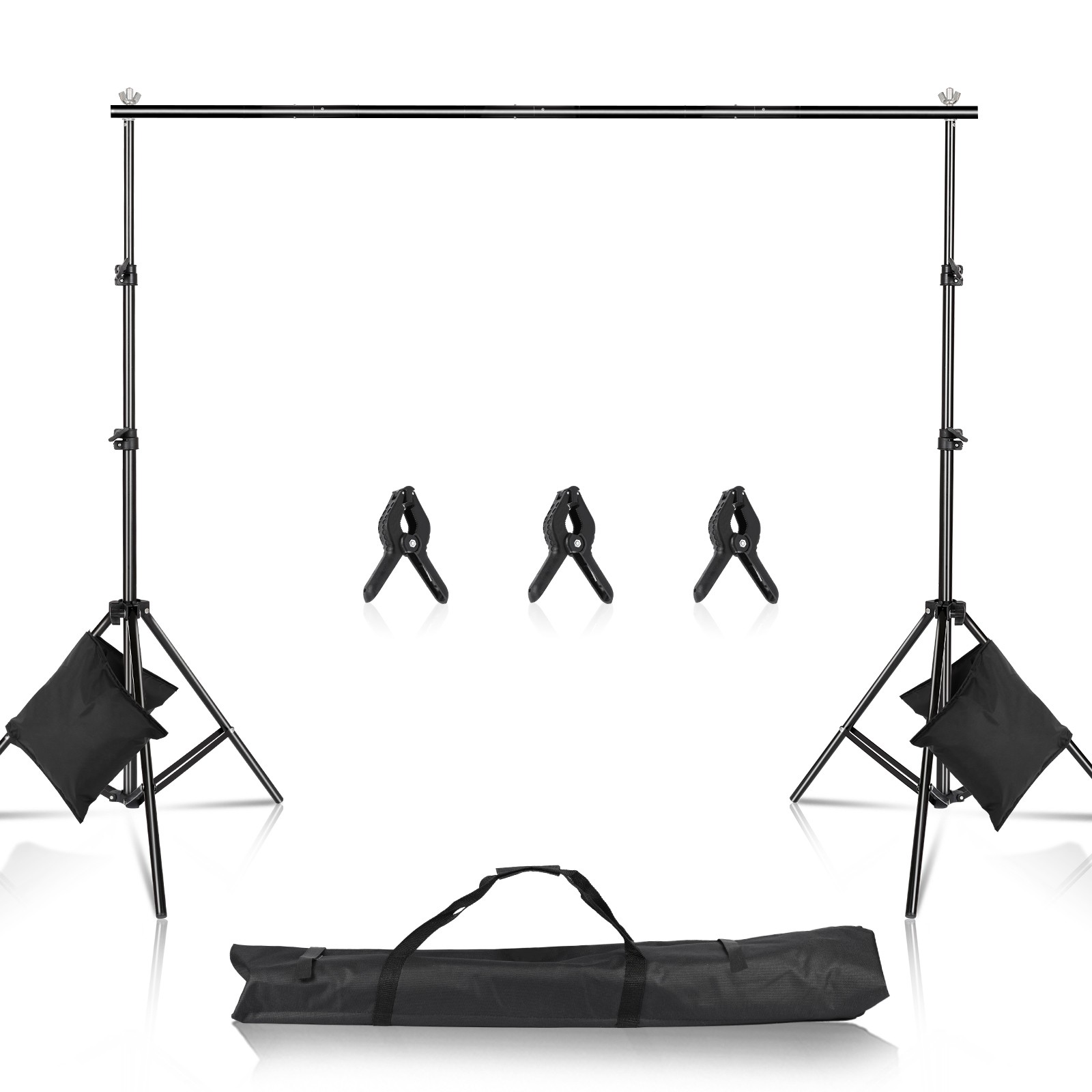 Backdrop Stand 10ft Adjustable Background Stand for Birthday Party Photoshoot