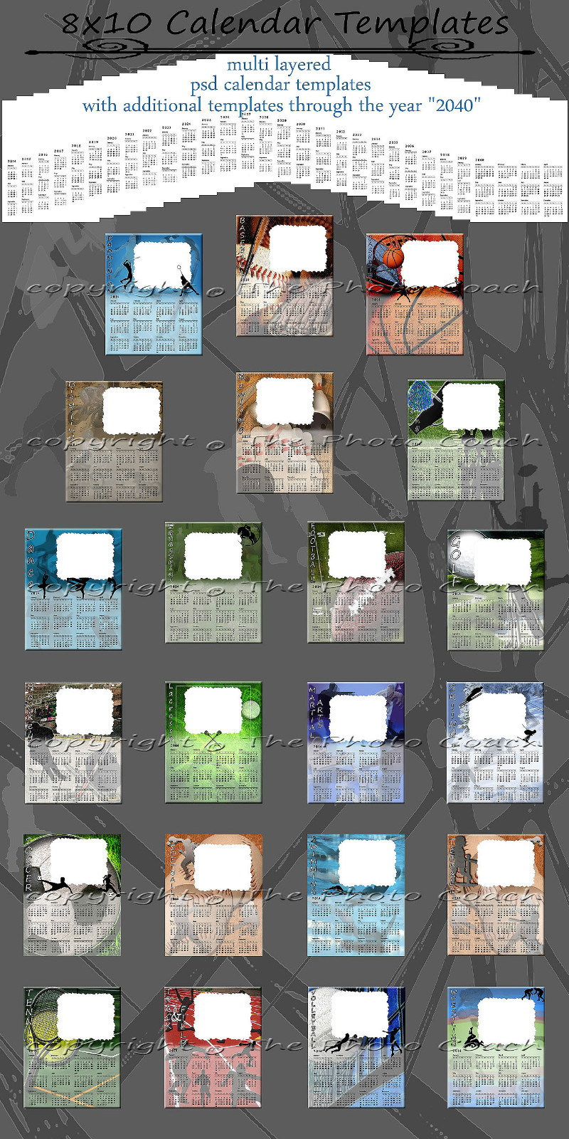 Digital Backgrounds Backdrops Sports Team Trading Cards Photo Memory Mates 1A