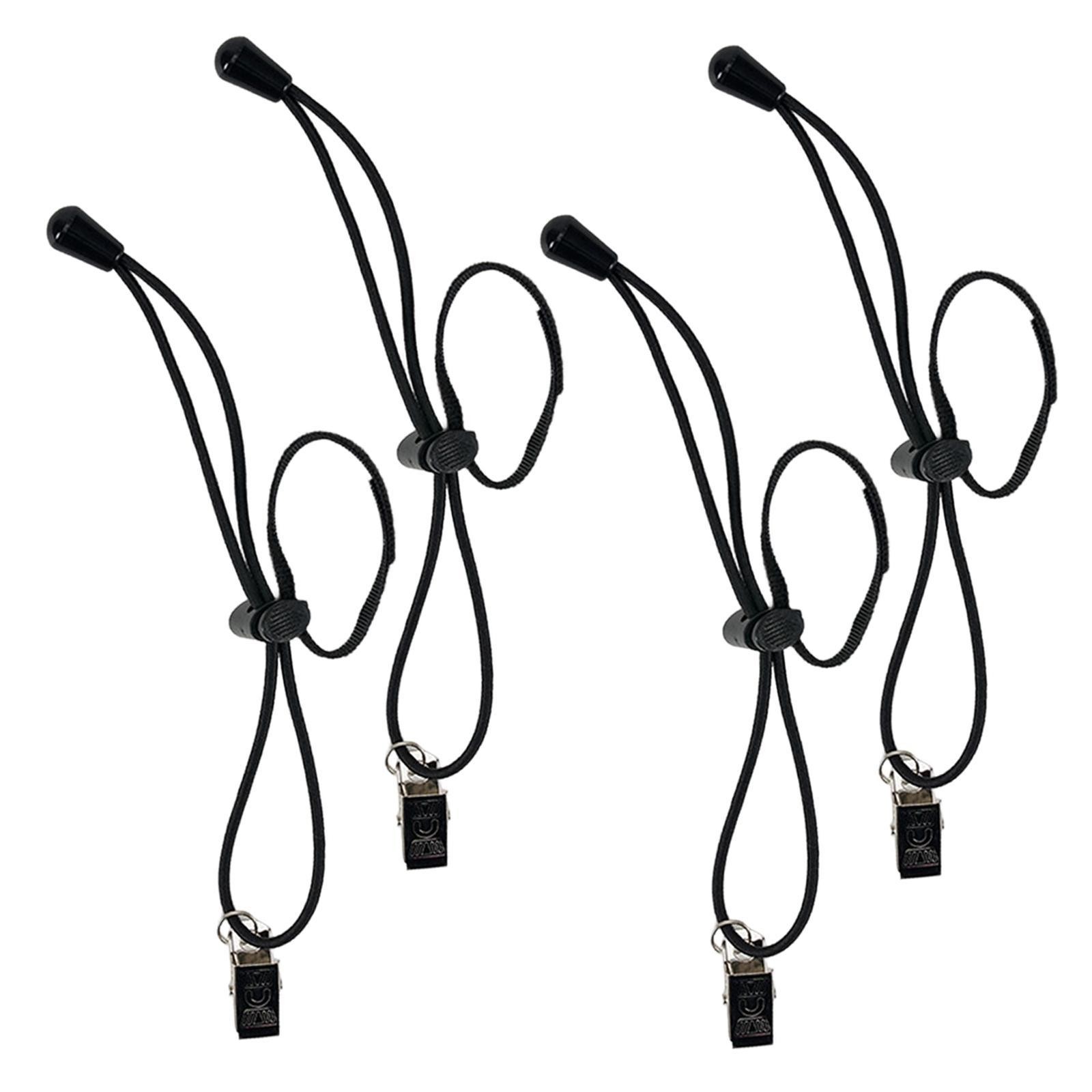 4Pcs Backdrop Clips Clamps Black Studio Accessory Supplies Practical Multi