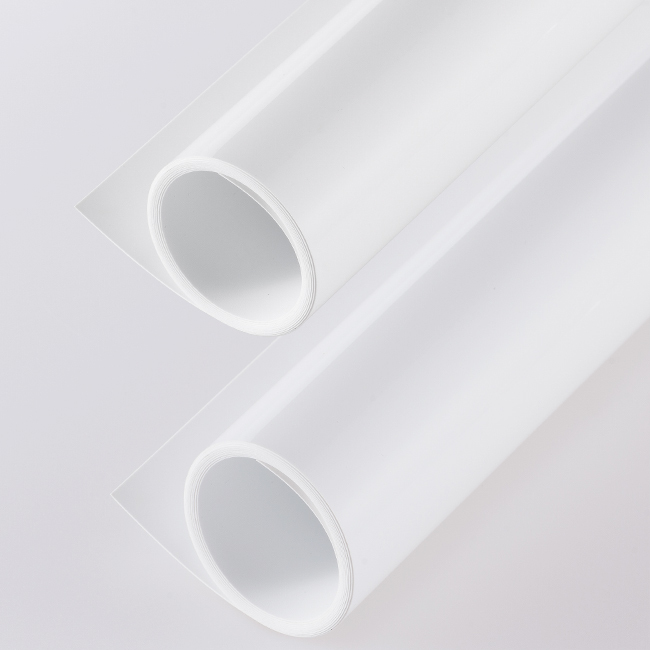 60x130cm PVC White Dualside Matte Glossy Background Photography Vinyl Backdrop