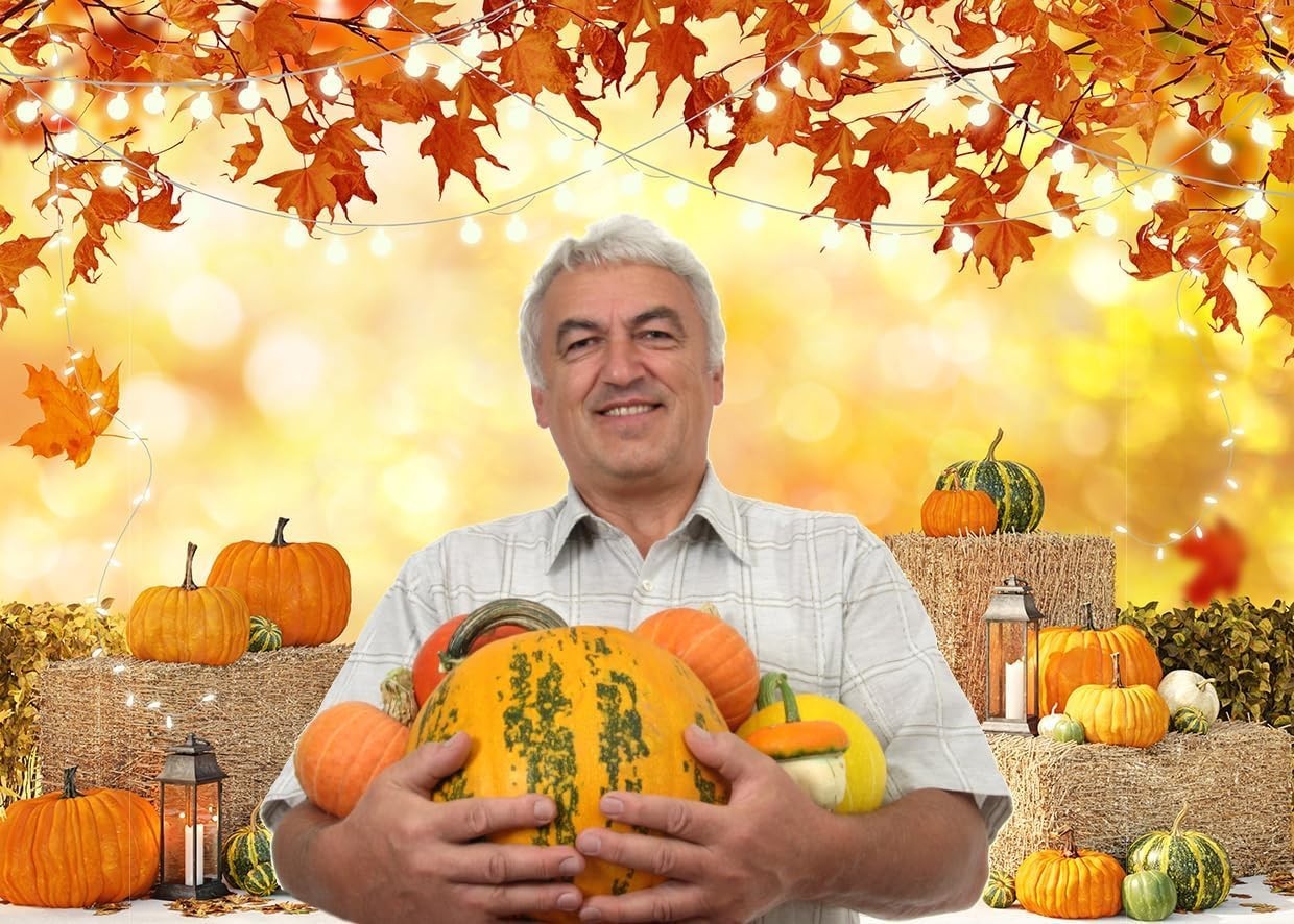 Alltten 8x6ft Fall Thanksgiving Backdrop